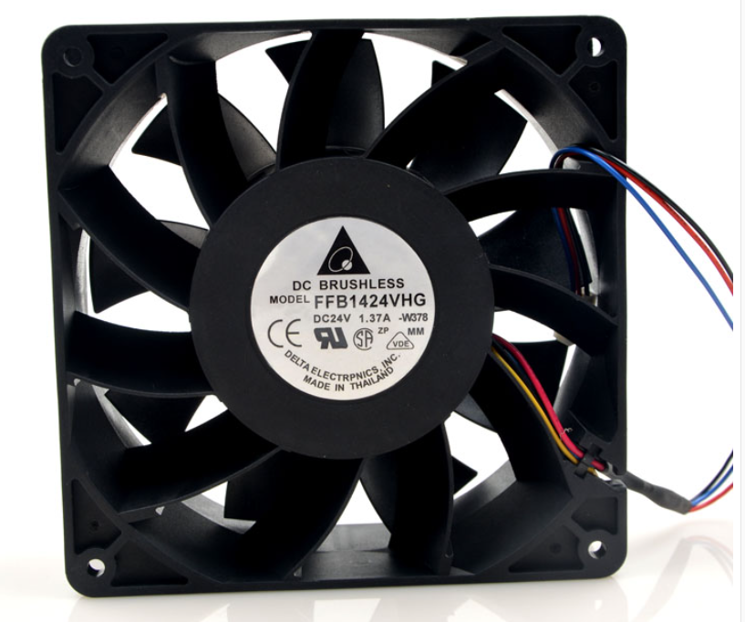 Original DELTA FFB1424VHG Cooling Fan DC 24V 1.37A 2-Wire FFB1424VHG Fans